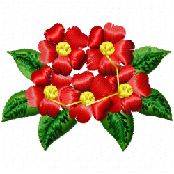 Flowers Embroidery Design 8